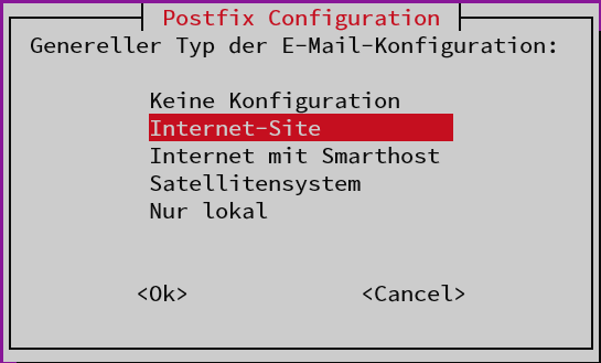 Postfix Config 1