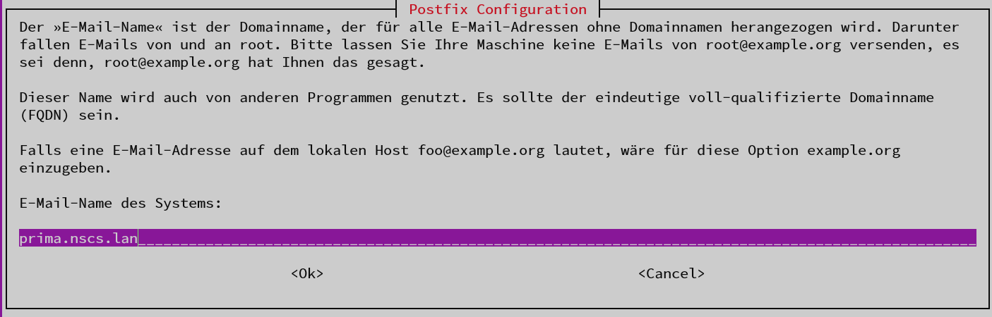 Postfix Config 2